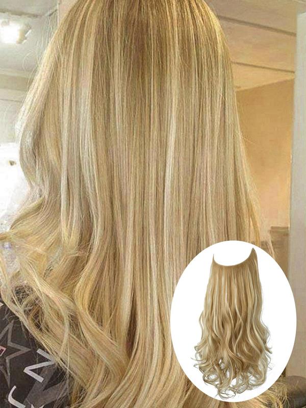 14 16 18 22 Inch Long Body Wavy Clip-in Hair Extension, Natural Fluffy Synthetic Hairpiece for Women, Synthetic Hairpiece for Daily Use