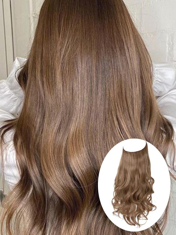 14 16 18 22 Inch Long Body Wavy Clip-in Hair Extension, Natural Fluffy Synthetic Hairpiece for Women, Synthetic Hairpiece for Daily Use