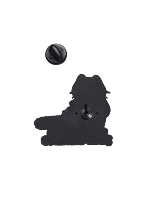 Cute Cat & Letter Design Brooch, Fashionable Alloy Accessories for Women & Men, Suitable for Backpacks, Jeans, Scarves, Hats Decoration Fixed Buckle, Casual Alloy Jewelry for Men & Women