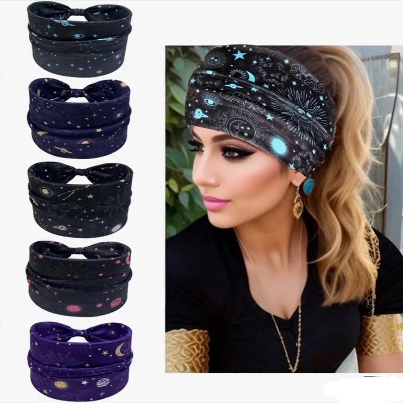 Boho Chic Moon, Sun, Stars Headbands for Women