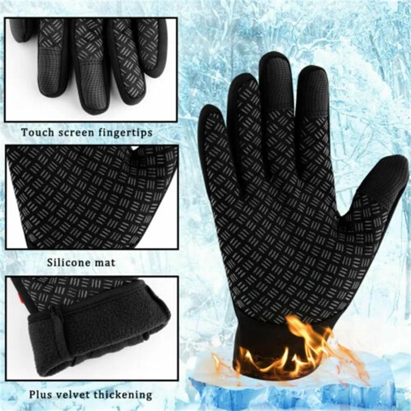 [Tiktok Top Seller] Thermal Windproof Waterproof Winter Gloves Touch Screen Warm Mittens Men Women thermal glove Thermal Windproof