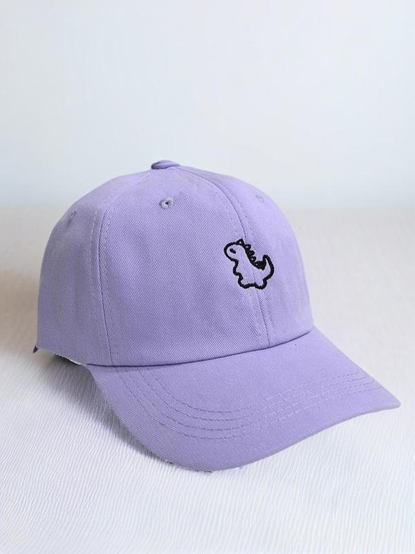 Cartoon Dinosaur Embroidered Baseball Cap, Casual Adjustable Dad Hat for Men & Women Back To School, Summer 2024 Sun Hat for Women Teen Girls, Fashion Accessories for Outdoor Activities, Coolfashionguy 70s