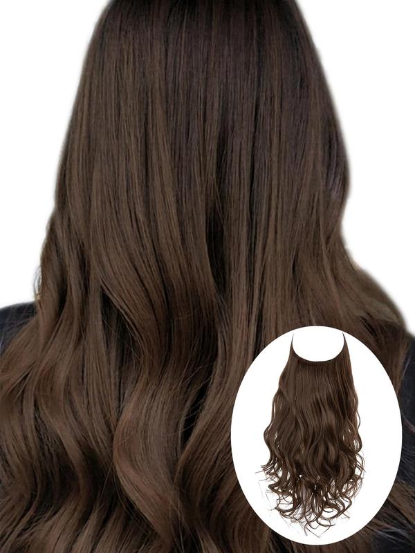 14 16 18 22 Inch Long Body Wavy Clip-in Hair Extension, Natural Fluffy Synthetic Hairpiece for Women, Synthetic Hairpiece for Daily Use