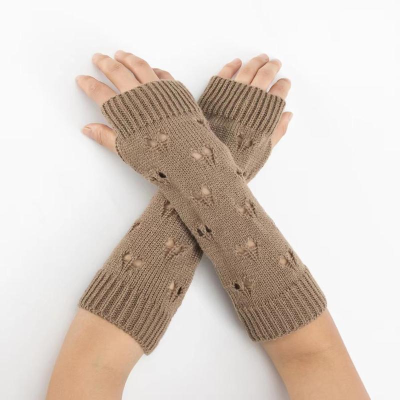 Fairy Grunge Gloves Alt Emo Goth Accessories Fingerless Ripped Long Sleeve Arm Warmers Y2k Gyaru Arm Sleeve Harajuku