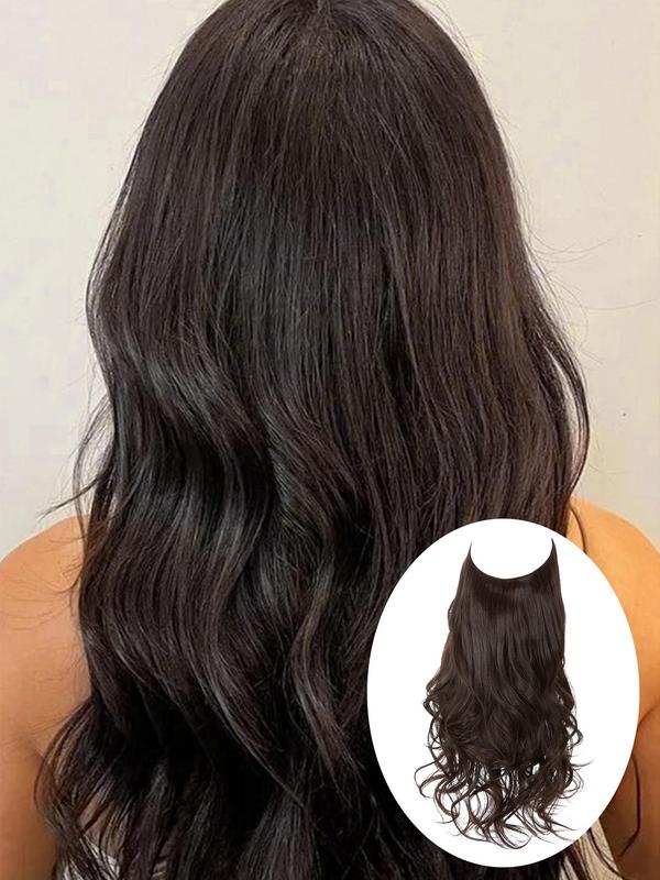 14 16 18 22 Inch Long Body Wavy Clip-in Hair Extension, Natural Fluffy Synthetic Hairpiece for Women, Synthetic Hairpiece for Daily Use