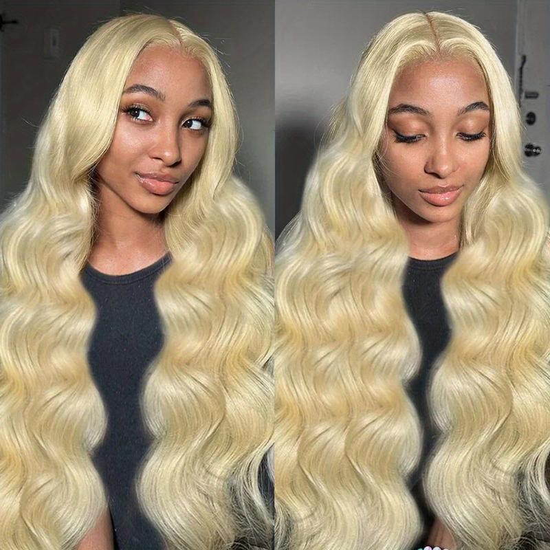 200% Density 613 Blonde Lace Front Wig Human Hair 13x4 HD Body Wave Lace Front Wig Human Hair Pre Plucked Baby Hair Blonde Lace Front Wig Human Hair