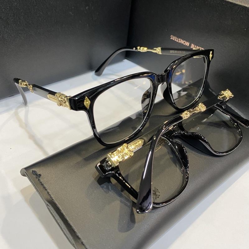 Blue Light Blocking Chrome Hearts Eyeglasses, full box and cloth - Anti-dust and Lightweight Glasses, Unisex Fashion Glasses for men and women