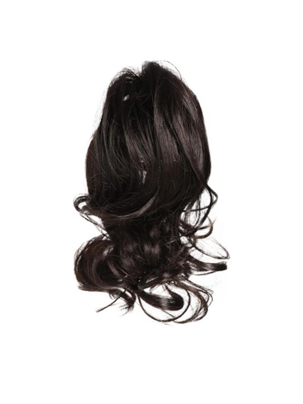 Women's 10inch Long Curly Ponytail Extension with Hair Claw, Natural Fluffy Hairpiece for Daily Use, Synthetic Hairpiece for Women