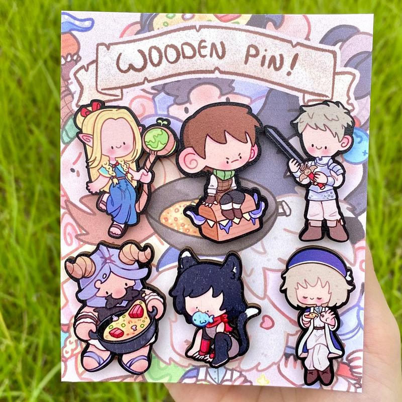 Dungeon Wooden pins!