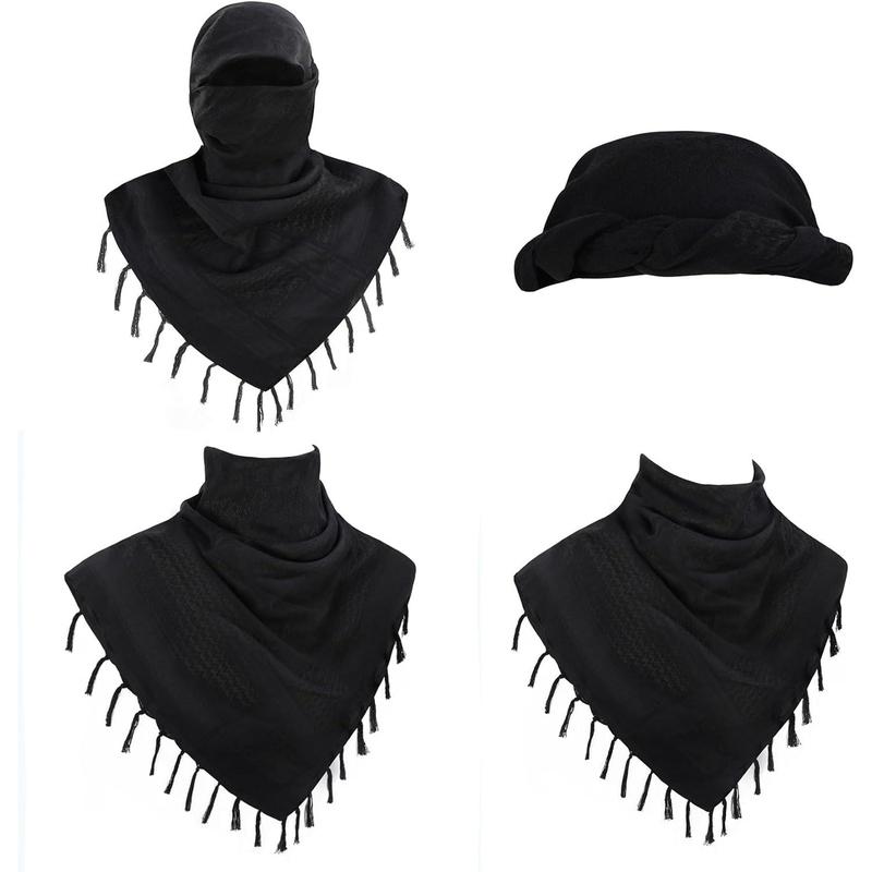 Cotton Shemagh Tactical Desert Scarf Wrap