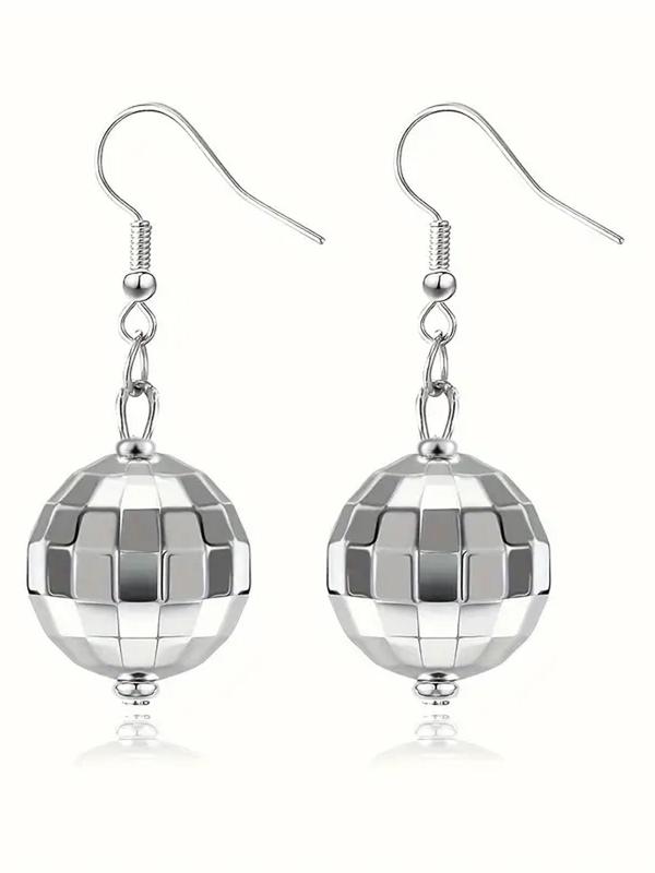 Vintage Disco Ball Design Dangle Earrings (1 Pair), Party Style Drop Earrings for Women, Fashion Jewelry for Party, Daily Clothing Decor, Trendy All-match & Exquisite Jewelry for Birthday Gift