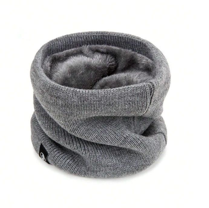 Fashion Soft Knitted Neck Warmer Sport Scarf Women Men Face Cover Winter Skating Running Warm Scarves Thick Cold-Proof Collar