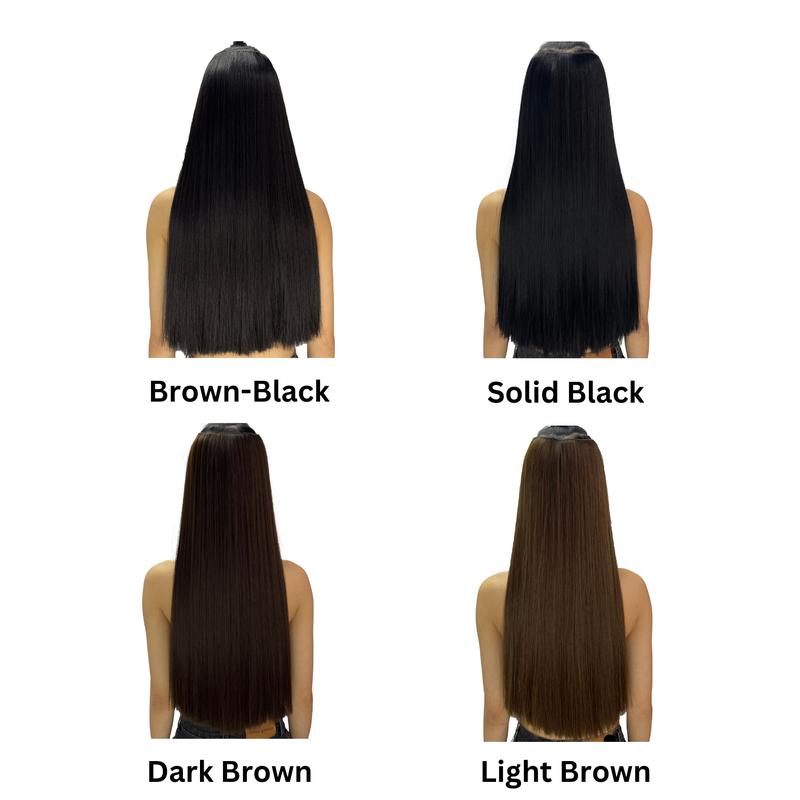 Clip-in Hair Extensions - Straight - Blunt Cut