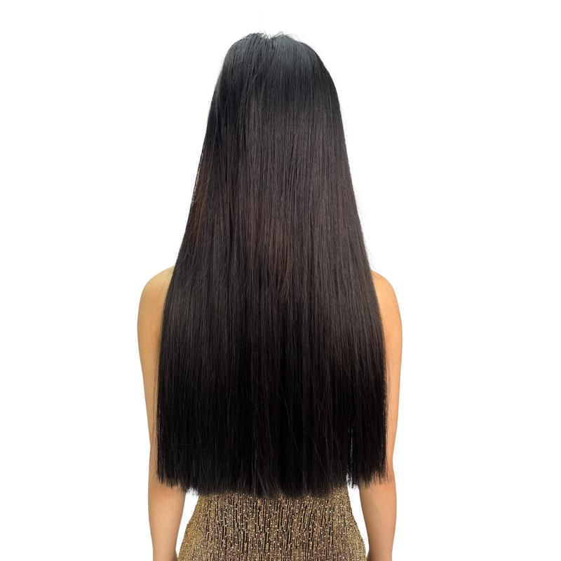 Clip-in Hair Extensions - Straight - Blunt Cut