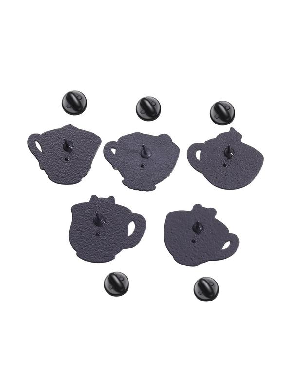 Cartoon Animal Coffee Cup Design Brooch, Clothes Accessories for Women & Men, Enamel Pin Suitable for Backpacks, Jeans, Scarves, Hats Decoration Fixed Buckle