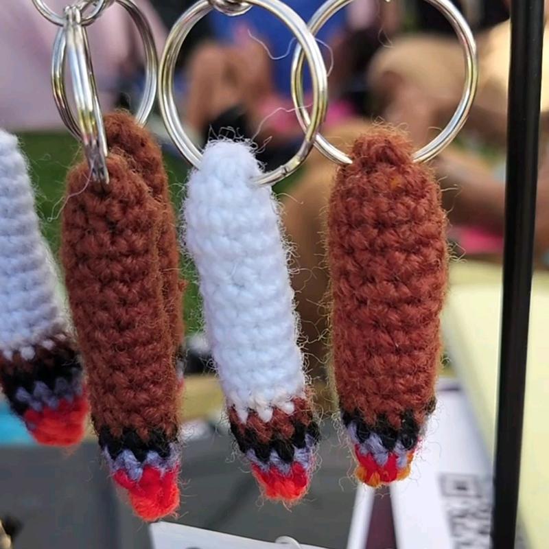 Crochet Blunt Joint Keychain