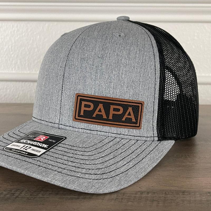 PAPA Side Leather Patch Hat