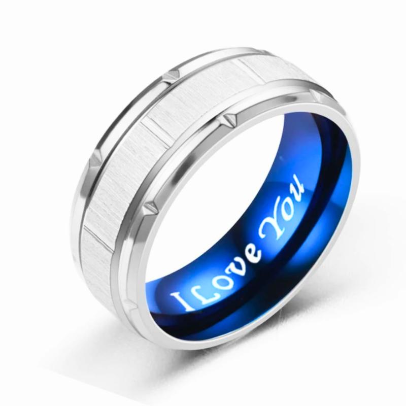 Men's Fashion Stainless Steel Rings, Trendy Engagement Wedding Jewelry, Black Tungsten ring black tungsten