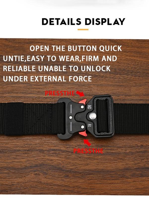 Men's Solid Color Tape Belt, Outdoor Multi Function Tape Belt, High Quality Canvas Belt for Men, Women's Sports Jeans Belt, Neutral Belts