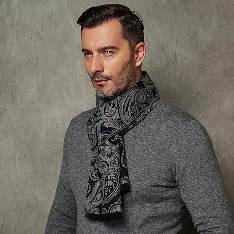 Elegant Fleece-Feel Scarf - Thick, Warm & Stylish for Autumn Winter | Perfect Birthday Gift