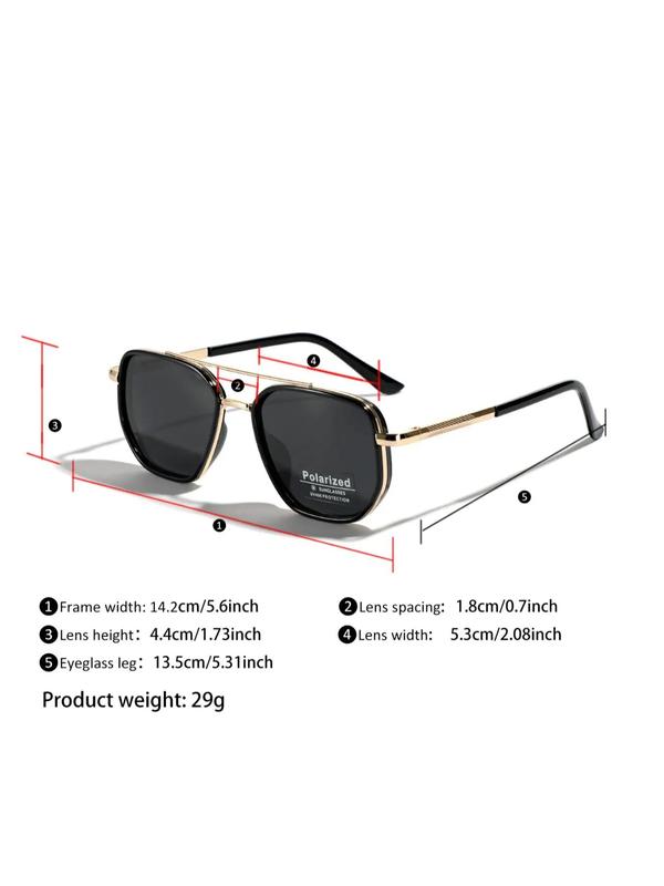 Men's Vintage Double Beam Tinted Lens Sunglasses, Lightweight and Durable for Outdoor Sun Protection Glasses for Everyday Use Sunglass Women 2024