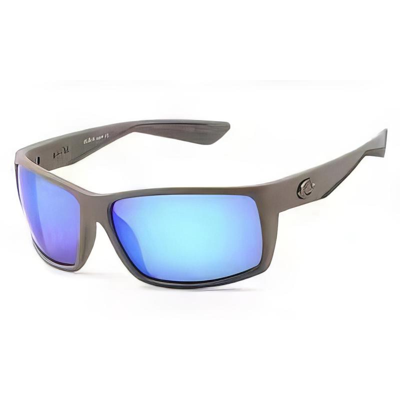 Costa Reefton Brown-Blue Polarized Sunglasses Rectangular Sunglasses For Men And Women