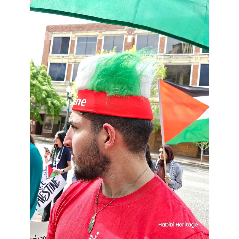 Palestine Wig Hair Headband Headgear