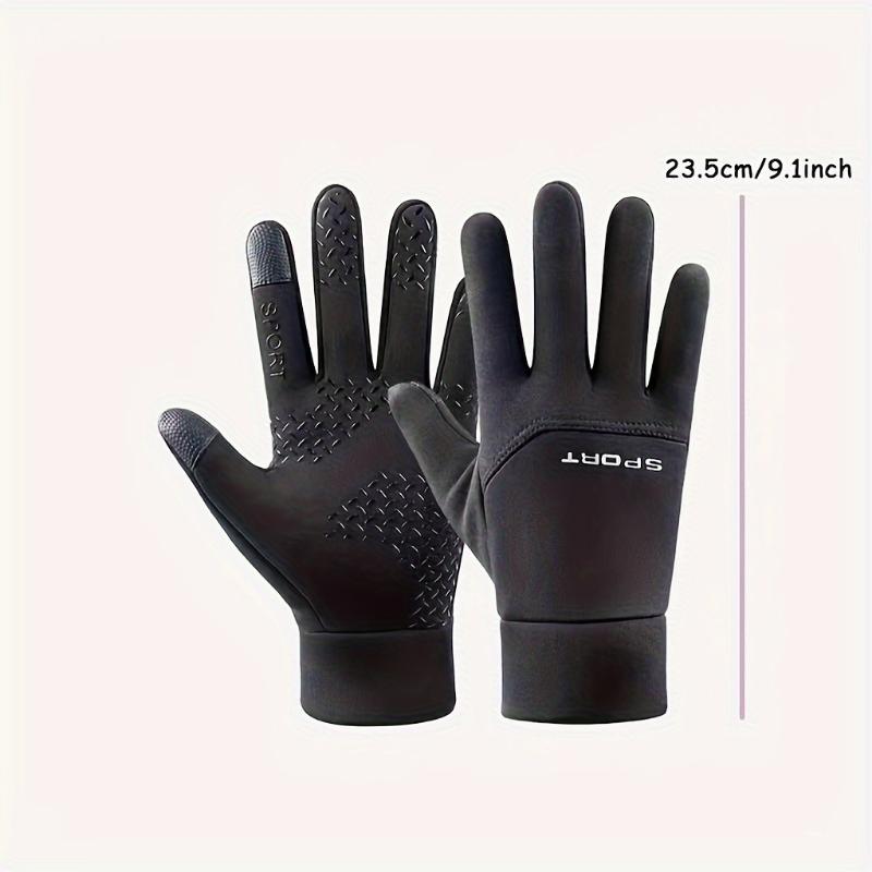 WarmthPlus Insulated Gloves - Water-Resistant, Touchscreen Compatible, Thermal Protection for Men - Ideal for Winter Sports, Cycling, Skiing, and Outdoor Activities