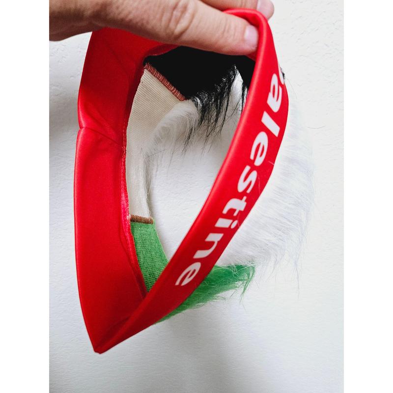 Palestine Wig Hair Headband Headgear