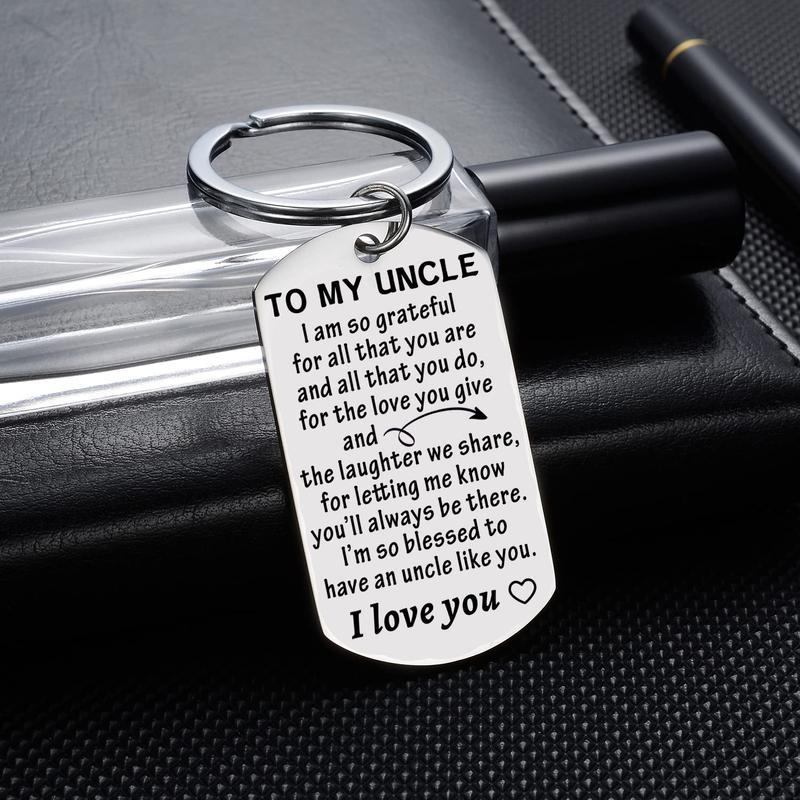 Uncle Gift Uncle Keychain Gifts Appreciation Gifts Gifts for Uncle Gifts for Uncle Fathers Day Birthday Gift cool keychain