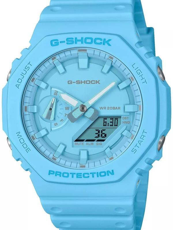 G-SHOCK GA-2100-2A2JF Blue Limited TONE-ON-TONE Analog Digital Men's Watch