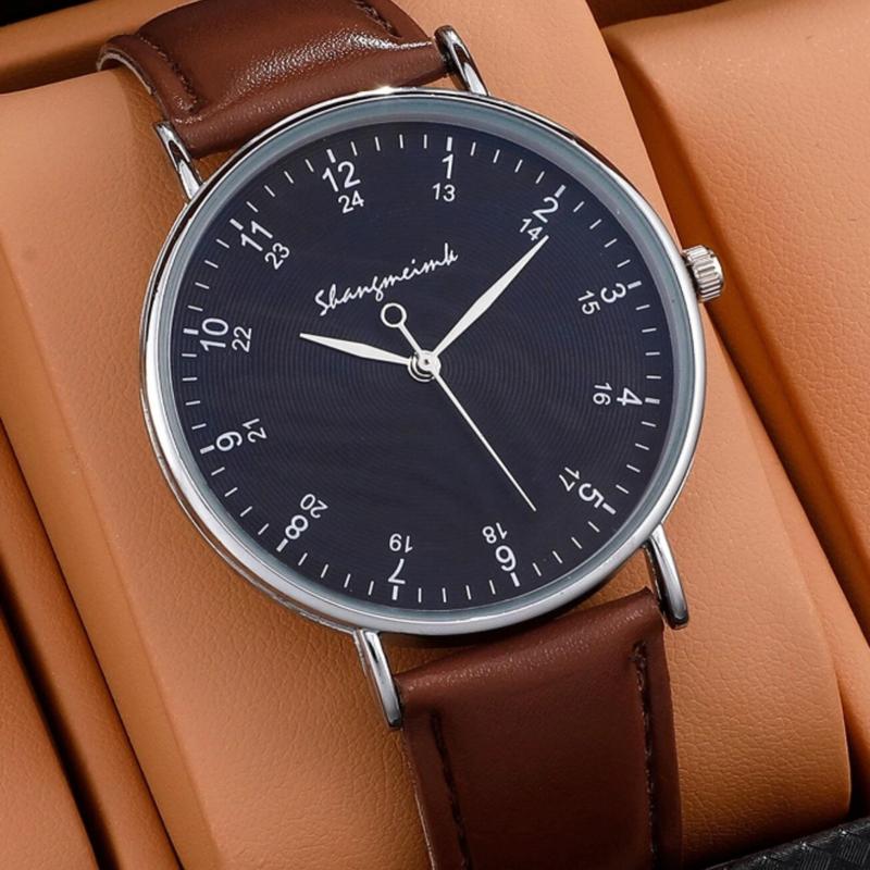 Men Round Pointer Quartz Watch  Fashion For men Daily