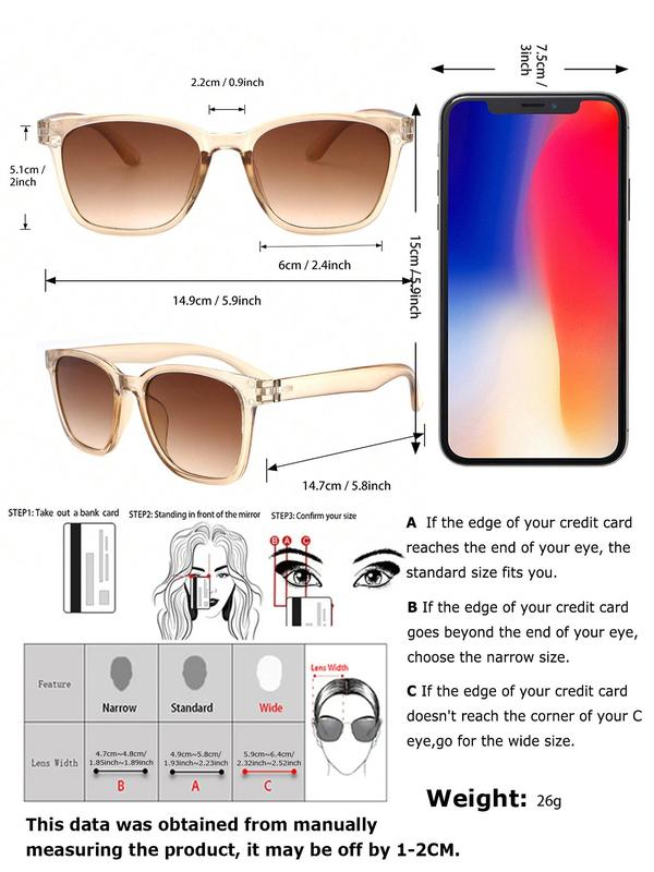 Unisex Vintage Square Frame Tinted Lens Leopard Sunglasses (1 Pair), Trendy Casual Sunglasses for Everyday Use, Fashionable Versatile Accessories for Outdoor Activities