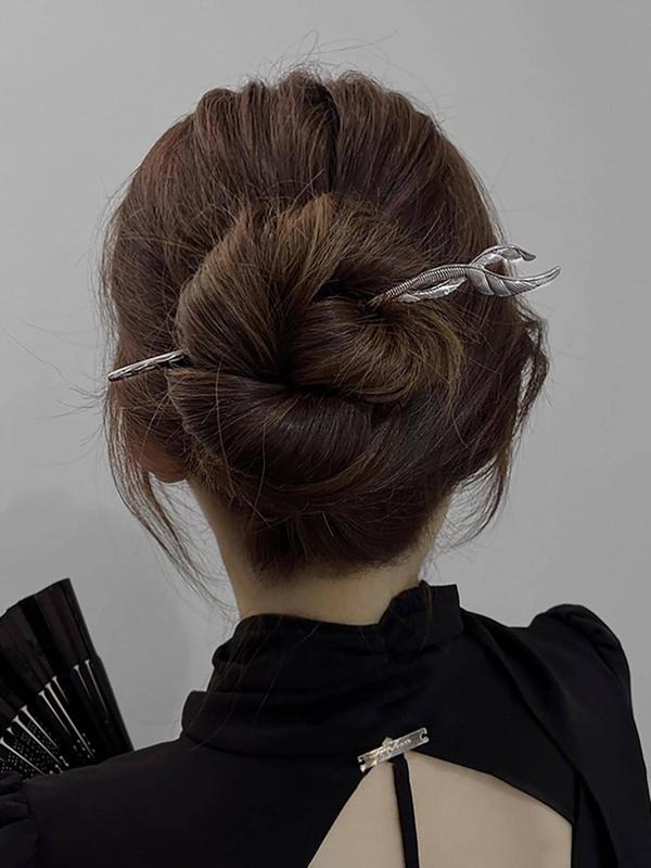 Elegant Alloy Hair Pin, Simple Fashion Fishtail Hairpin