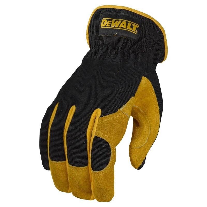 3 Pack DEWALT DPG216 Leather Performance Hybrid Glove