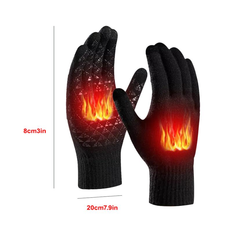 USB Heated Gloves for Men Women Mitten Hand Warmers Gloves USB Hand Warmer Gloves Touchscreen for Typing Mitten Winter Warm Laptop Gloves Washable Design Winter Gift for Indoor or Outdoor