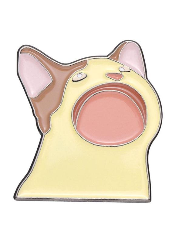 Cute Cartoon Cat Animal Design Brooch, Cute Gift For Kids, Casual Clothes Accessories Suitable for Backpacks, Jeans, Scarves, Hats Decoration Fixed Buckle, Casual Zinc Alloy Jewelry for Men & Women