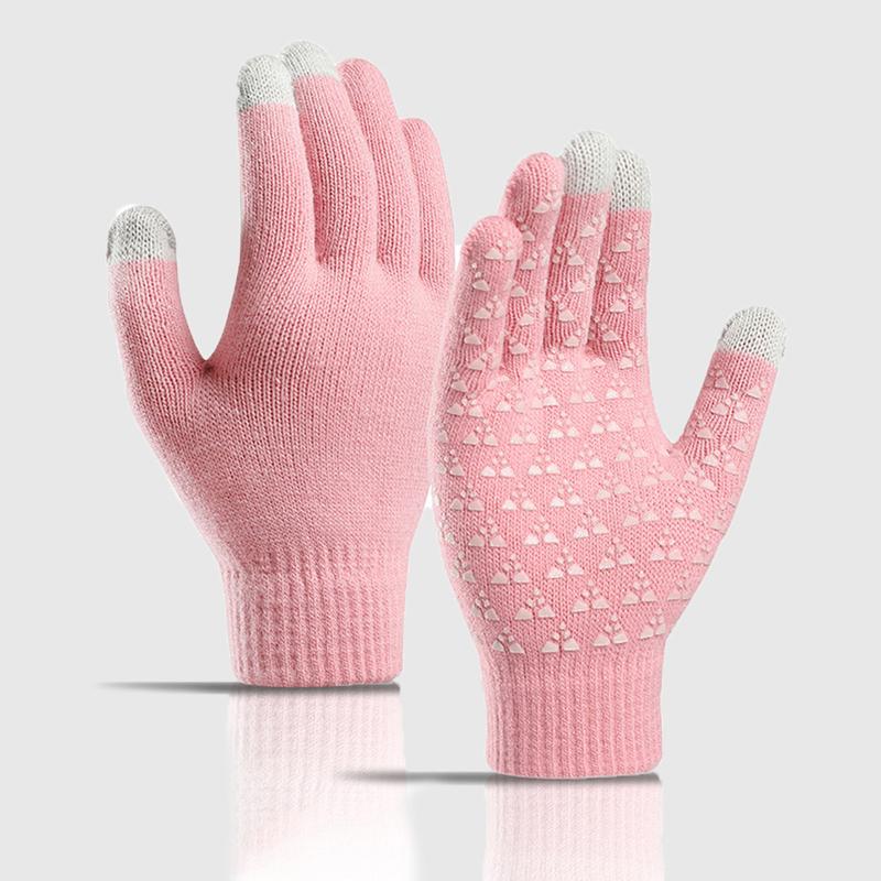 Winter Gloves Touchscreen for Men Women - Warm Knit Gloves