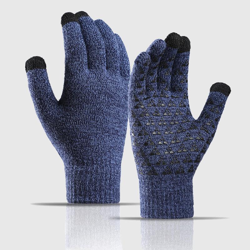 Winter Gloves Touchscreen for Men Women - Warm Knit Gloves