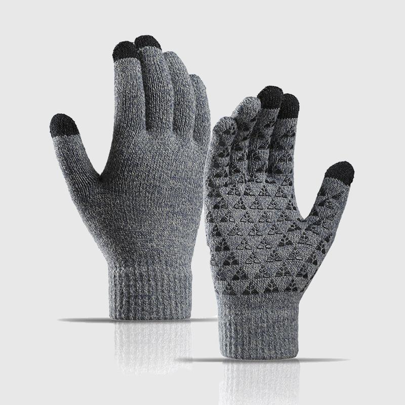 Winter Gloves Touchscreen for Men Women - Warm Knit Gloves