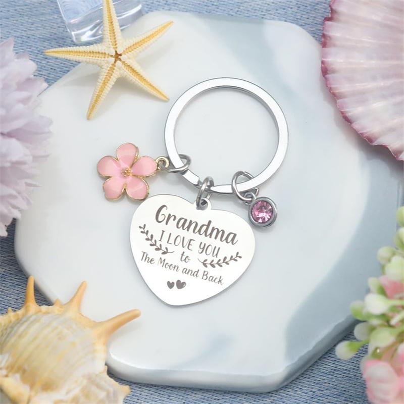 Grandma Keychain Grandparents Day Gifts for Grandma Birthday Gifts for Grandma from Granddaughter Best Grandma Gifts Appreciation Gifts for Grandmother Christmas Gifts Thanksgiving Gifts Halloween