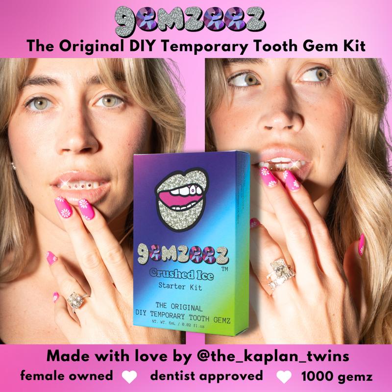 1000 Gemz + Gemzeez DIY Temporary Tooth Gem Starter Kit Bundle (Save 15% when you buy this bundle)