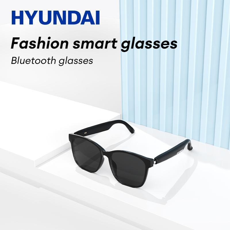 HYUNDAI HY-C8 Wireless Smart Glasses, Cat Eye Design USB Rechargeable Smart Sunglasses, Bluetooth-compatible Multifunctional Easy Touch Operation Glasses for Women & Men