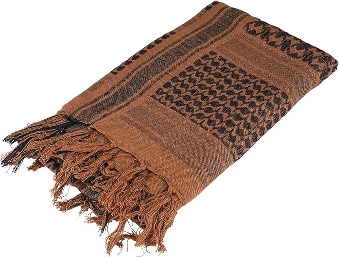 Cotton Scarf Military Shemagh Arab Tactical Desert Keffiyeh Thickened Head Neck Scarf Wrap for Women and Men 43