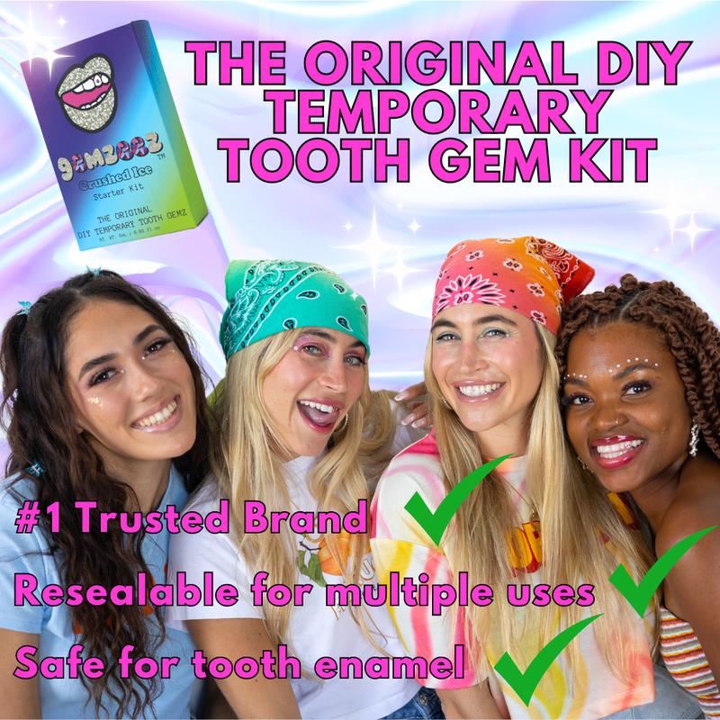 1000 Gemz + Gemzeez DIY Temporary Tooth Gem Starter Kit Bundle (Save 15% when you buy this bundle)