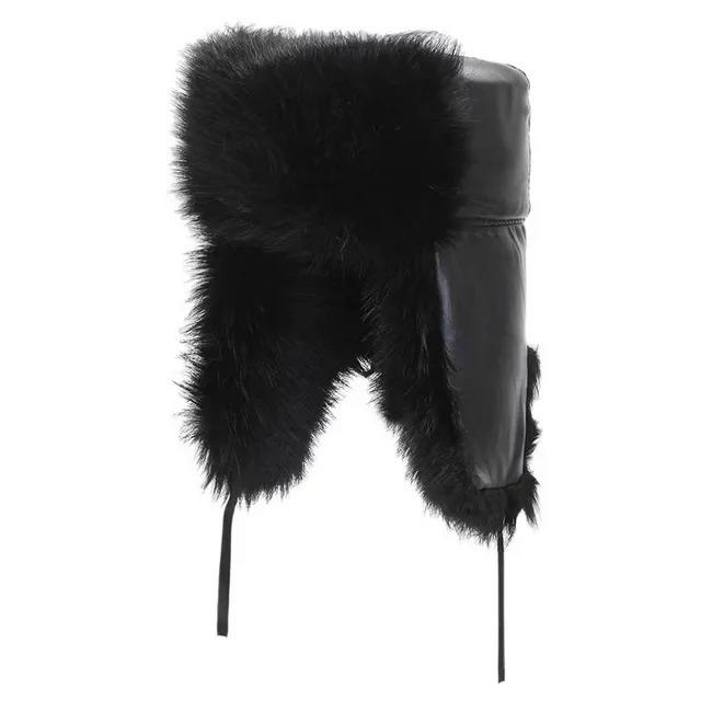 Russian Ushanka Trooper Hats Women Men Winter Outdoor Riding Faux Fur Cossack Cap Thick Lei Feng Hat Warm Soft Earmuff