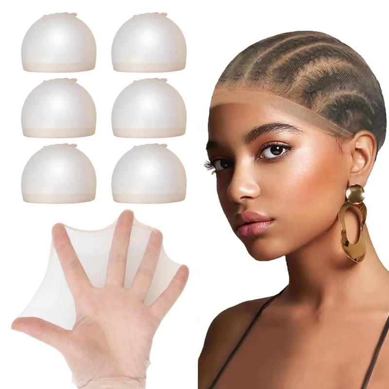 (Free Gifts-Do Not Order Separately) HD Wig Cap, Transparent Stocking Wig Caps Invisible Thin Nylon Cap