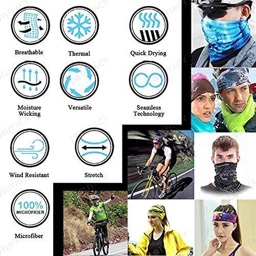 Multi  Tube Bandanas Seamless Neck Gaiter Face Mask Magic Scarf Headband Balaclava Gator Masks Sweatband