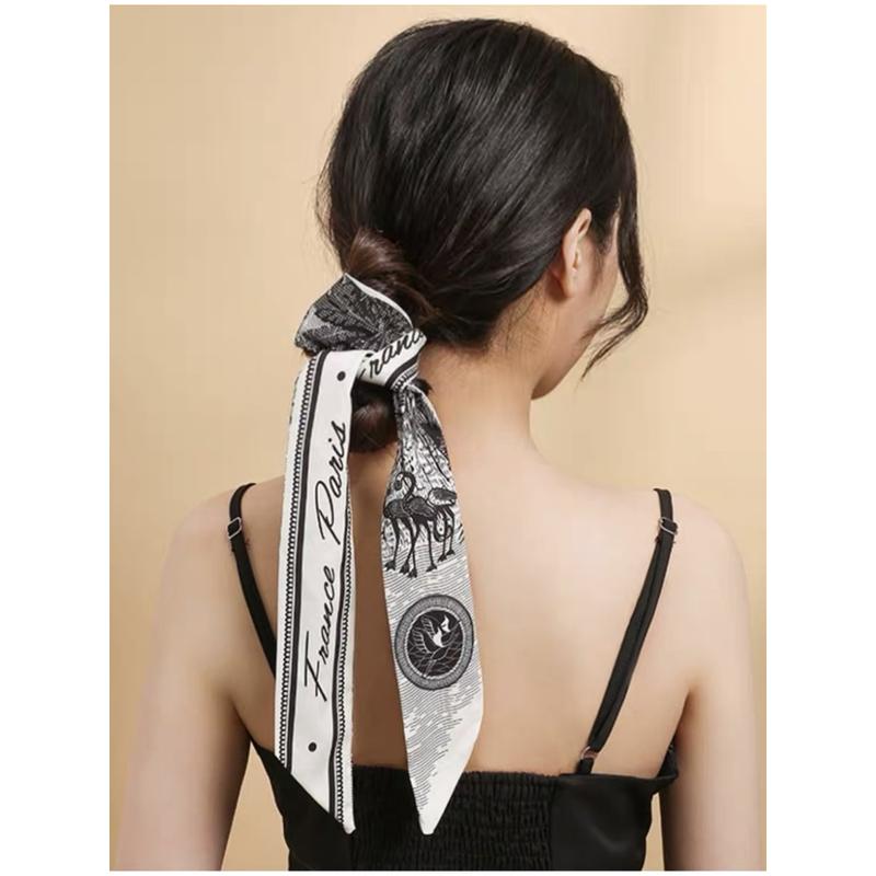 10 pieces set hair ribbon scarf set fashion ribbon scarf for hair handbag handle scarf purse scarf for women hair accessories bag accessories bag scarf handbag scarf for women girls ladies fashion accessories purse scarf hairscarf