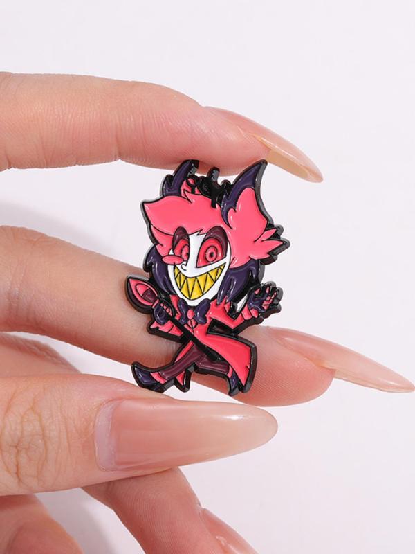 Cartoon Character Design Brooch, Cute Enamel Pin for Daily Clothing Decor, Trendy All-match & Exquisite Brooch for Birthday Gift